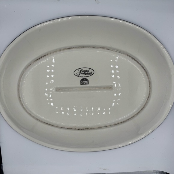 Garden of Olives by Certified International Decorative Serving Platter 18.5 in - Picture 6 of 7